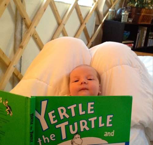 Our genius baby is already learning to read thanks to perfect gifts from friends and family.