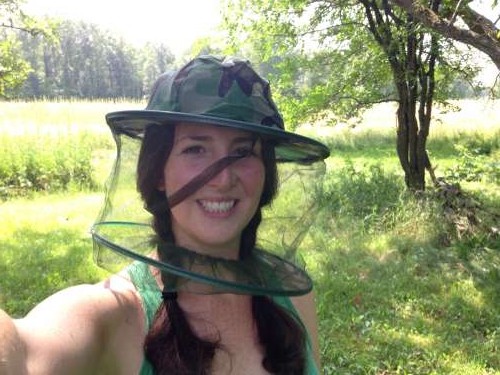 Necessary protection from the skeeters and horse flies!