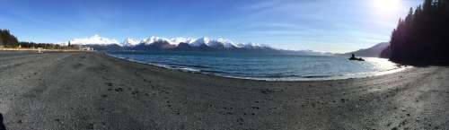 Breathtakingly beautiful!  View from Lowell's beach.