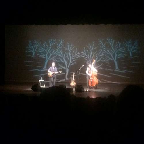 Josh Ritter at the Glenn Massay Theater in Palmer, Alaska.