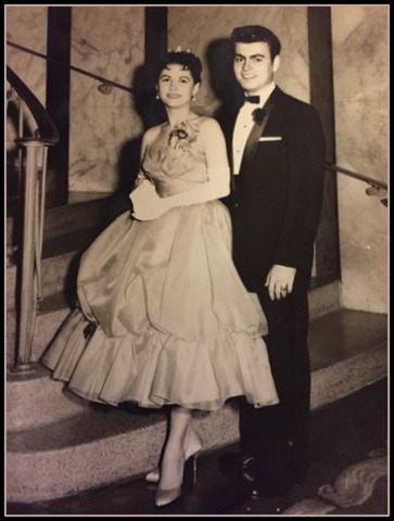 I love this photo of my parents at prom, The Houston Club, 1959