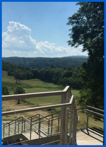 What a view from upstairs!