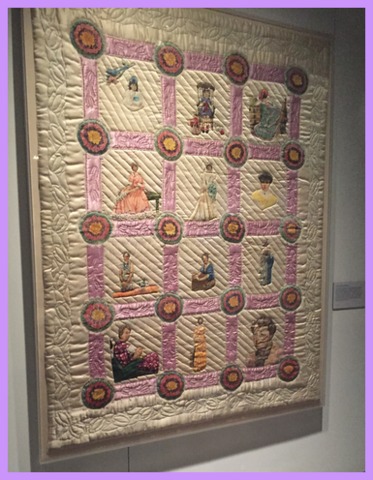 The Eleanor Roosevelt quilt sent to the First Lady from Calla Jeffries, Sulphur Springs, TX in 1940.