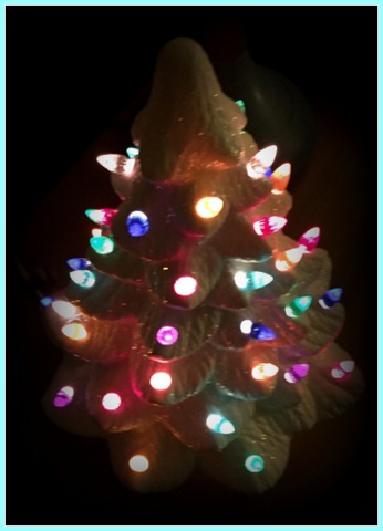 Ceramic trees like this look amazing lit up!