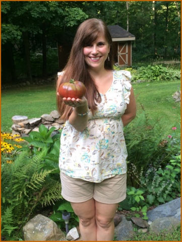 I am always so happy in my garden and flower beds.