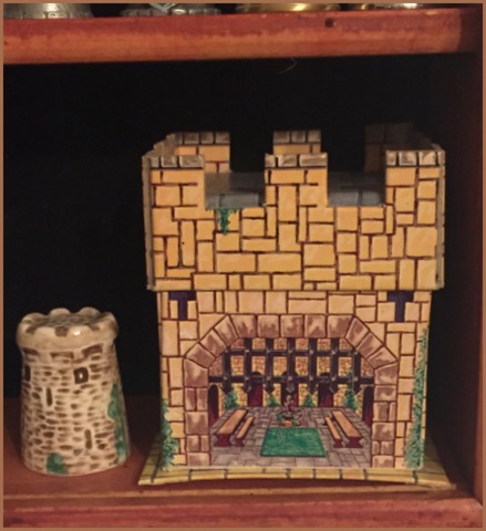 This unique "moat" thimble has its own castle!