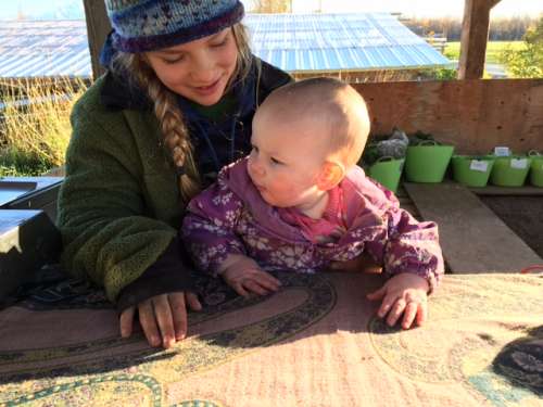 Last day of the farm stand in the beautiful afternoon light.