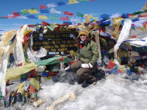 me at 17,600 feet!  What a trip.