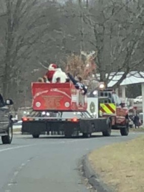 Santa rode through the streets of my town last Sunday. It’s hard not to have cheer when you see that!