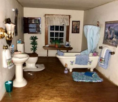 The circa 1977 dollhouse was electrified when we got it, but too scary to plug in. I find that LED lights work great and are easy to move around. I use a tin of candle sticky wax to attach to walls and ceiling. 