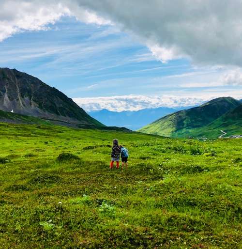 We went on a beautiful hike on one of the non-rainy days!  Hiking is also good for us thinkers...