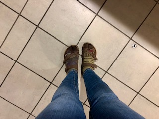 Sometimes, I'm a person who wears mismatched wool socks and birkenstocks.  Welcome back to Alaska!