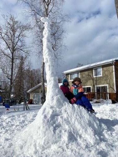 March snow is the best snow dinosaur snow.