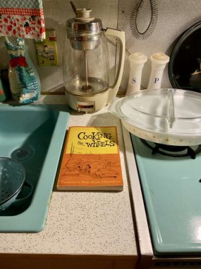The vintage caravan cookbook belonged to another friend’s late mom. 