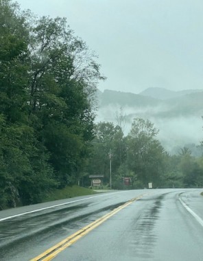 Even rainy days are picturesque in the Adirondacks!