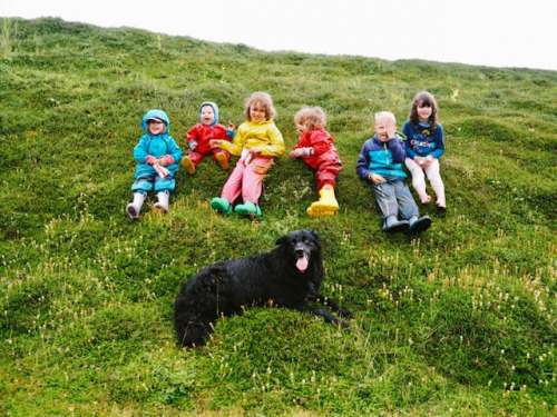 Cousins visited and played in the tundra