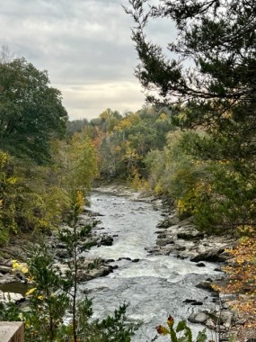 Fall has been beautiful…a hike at Kent Falls revealed this stunning scene