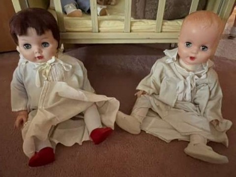 1960’s “Talking Baby Tandy” and “Baby Carrie”, both made by Eegee, Before…