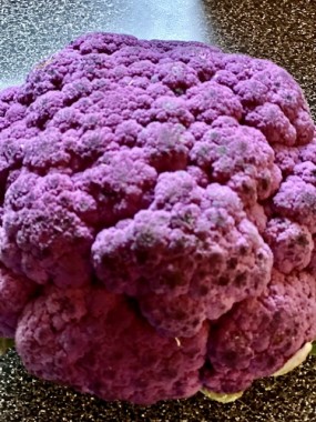 Purple cauliflower from Stone