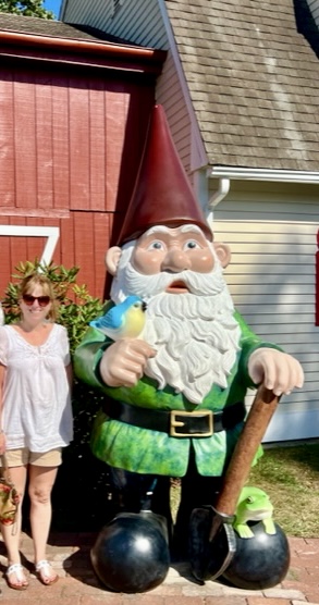 I always said I was as short as a garden gnome!